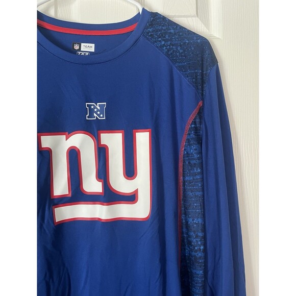 NFL New York Giants Long Sleeve Short Men Large - Picture 2 of 6